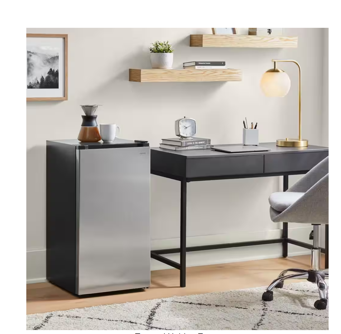 Vissani 3.2 cu. ft. Mini Refrigerator, Stainless Steel HVAR32SE