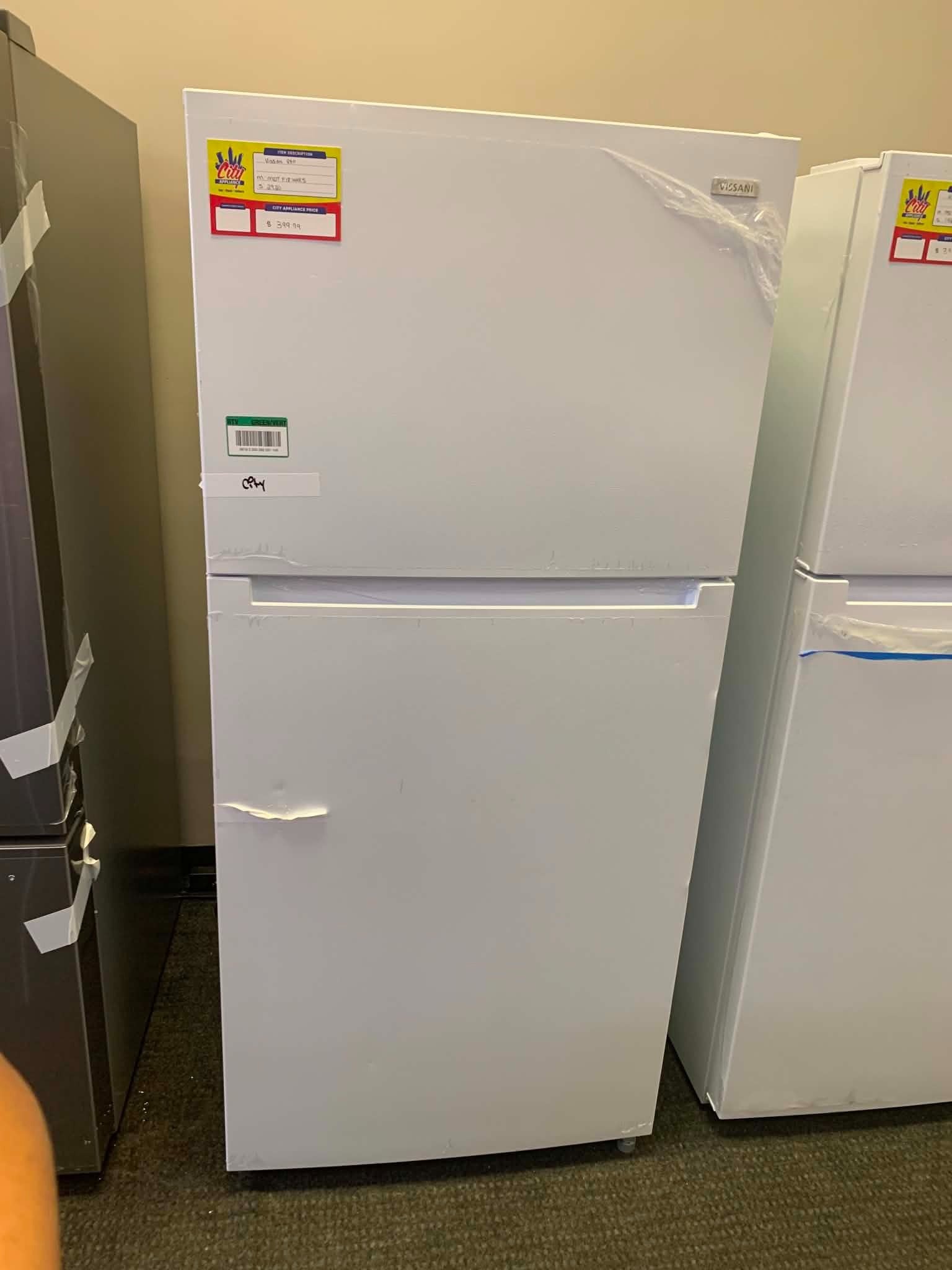 Vissani 18 cu. ft. Top Freezer Refrigerator, White MDTF18WHR