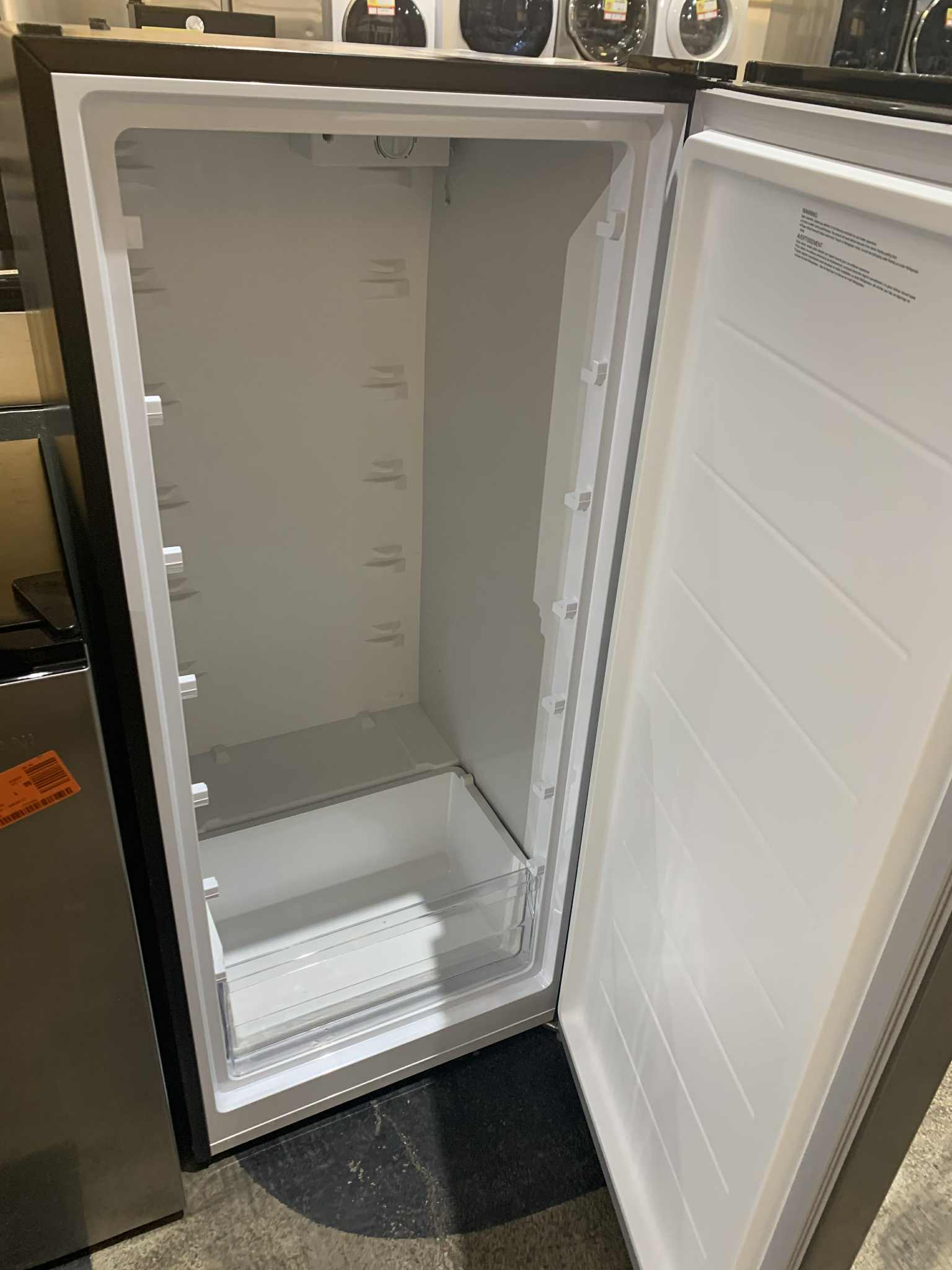 Vissani 7 cu. ft. Convertible Upright Freezer, Stainless Steel