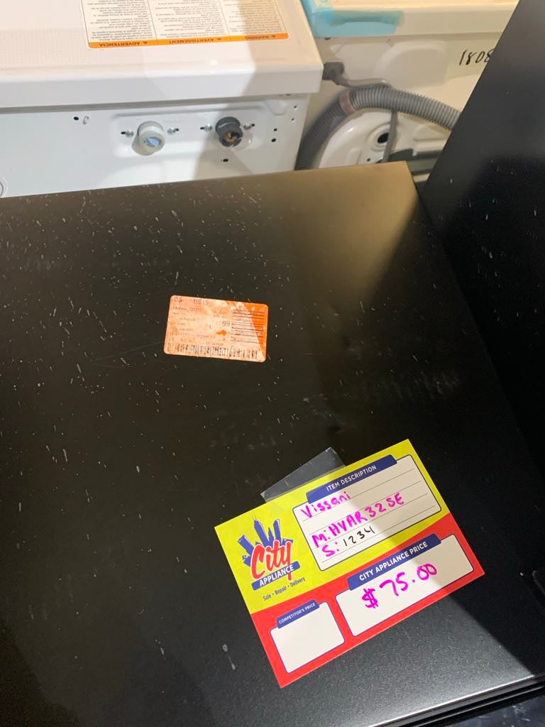 Vissani 3.2 cu. ft. Mini Refrigerator, Stainless Steel HVAR32SE