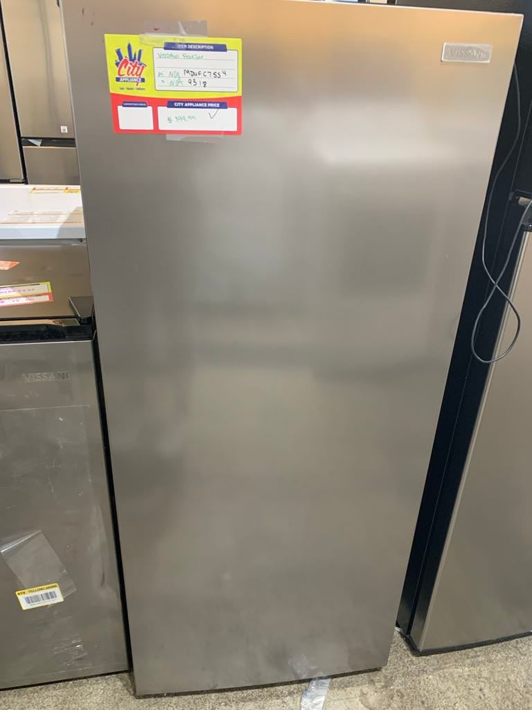 Vissani 7 cu. ft. Convertible Upright Freezer, Stainless Steel